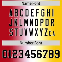 Red White-Gold Gradient Fashion Authentic Football Jersey 4