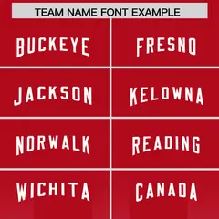Red White Gradient Vertical Stripe Fashion Football Jersey 3