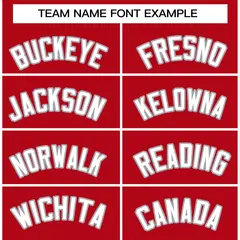 Red White-Gray Raglan Varsity Full-Snap Letterman Jacket 3