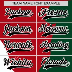 Red White Green Valentine's Day Couple Silhouettes Baseball Jersey 4