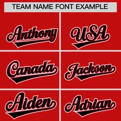 Red White Ice Cream Helmet Pattern Hockey Jersey 3