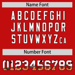 Red White Ice Cream Helmet Pattern Hockey Jersey 4