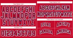 Red White-Navy Bull Classic Authentic Baseball Jersey 3