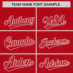 Red White Raglan Lace-Up Neck Hockey Hoodie Jersey 3