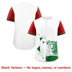 Red White Raptor Series Raglan Baseball Jersey Urban Style 8