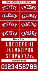 Red White-Red Classic Basketball Jersey 2