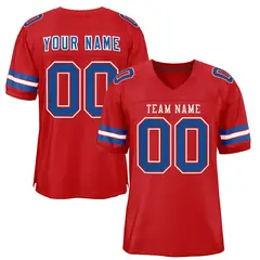 Red White-Red Classic Style Authentic Football Jersey
