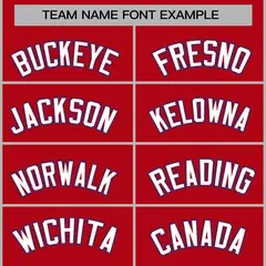 Red White-Red Classic Varsity Full-Snap Letterman Jacket 3