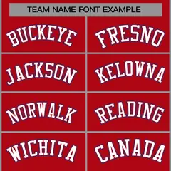 Red White-Red Classic Varsity Full-Snap Letterman Jacket 5