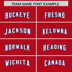 Red White Retro Sleeve Line Authentic Football Jersey 3