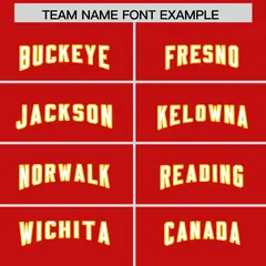 Red White Retro Sleeve Line Authentic Football Jersey 3
