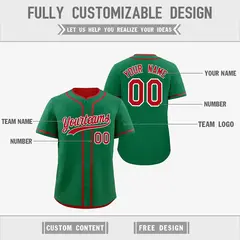 Red White Reversible Baseball Jersey Moisture-Wicking 3