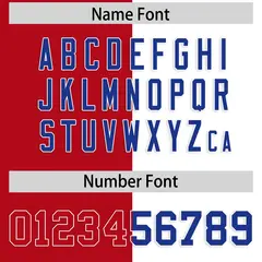 Red White Split Two Tone Authentic Football Jersey 4