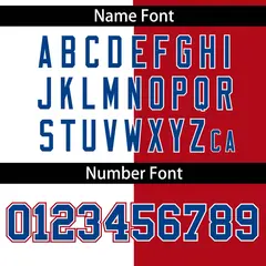 Red White Stripe-Solid Combo Authentic Baseball Jersey 4