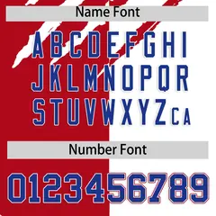 Red White Tiger Claw Scratch Split Pattern Baseball Jersey 4