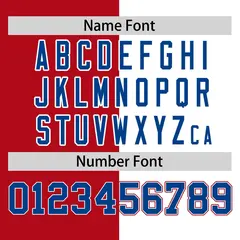 Red White Two Tone Striped Authentic Baseball Jersey 4