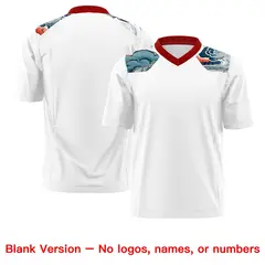 Red White Ukiyo-e Auspicious Clouds Graffiti Football Jersey 7