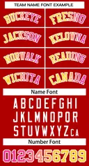 Red Yellow-White Classic Gradient Fashion Basketball Jersey 2