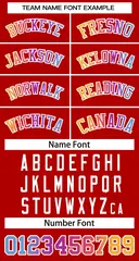 Red Yellow-White Classic Gradient Fashion Basketball Jersey 3