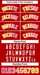 Red Yellow-White Classic Gradient Fashion Basketball Jersey 3