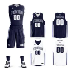 Reversible Athletic Basketball Jersey Set