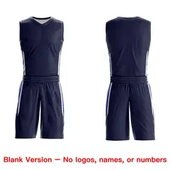 Men's Reversible Athletic Basketball Jersey Set 3