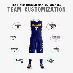 Men's Reversible Athletic Basketball Uniform Sets 4