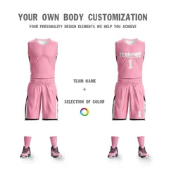 Reversible Basketball Jersey Sets Team Uniforms Adults Youth 5