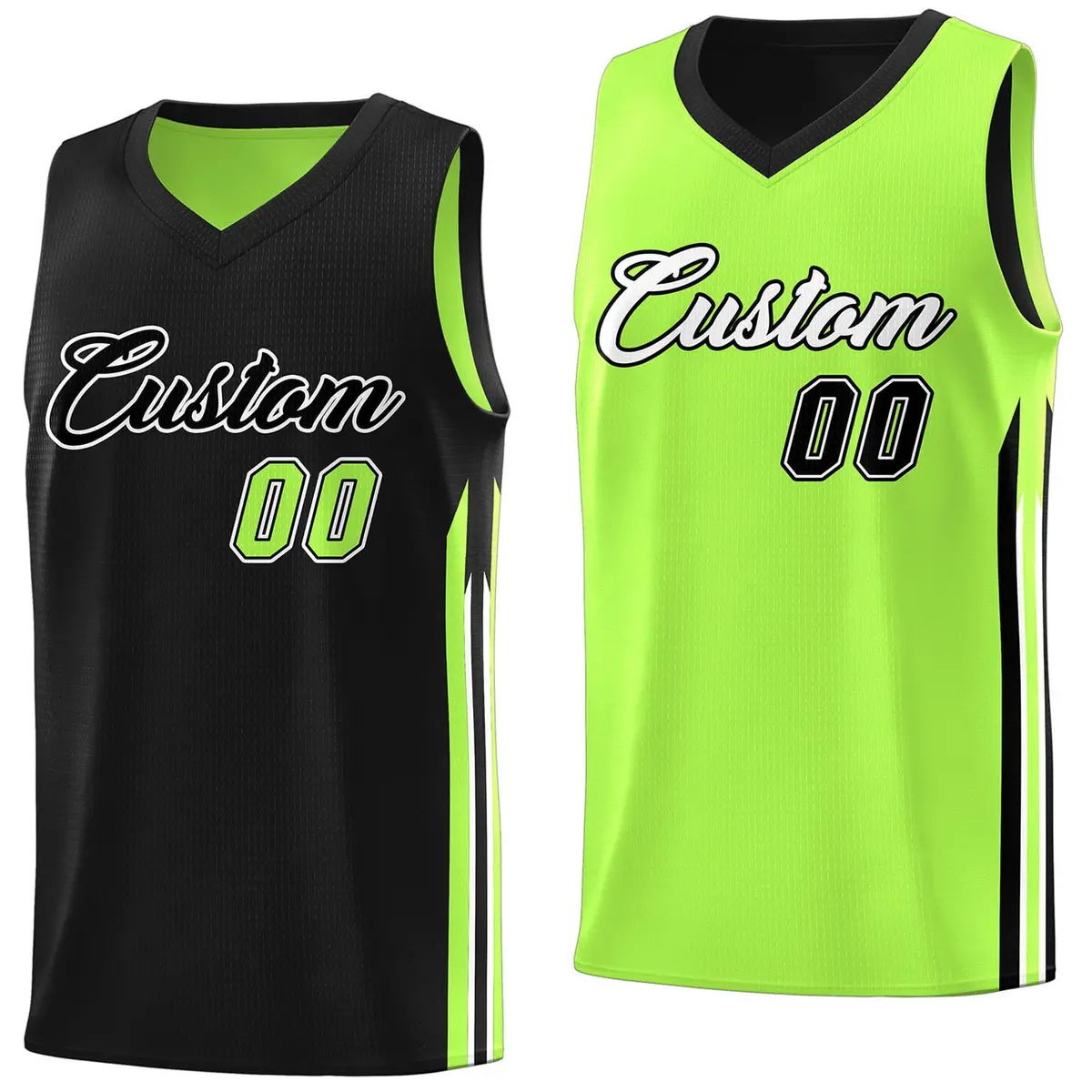 Reversible Double Side Custom Basketball Jersey