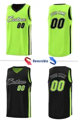Reversible Double Side Custom Basketball Jersey 4