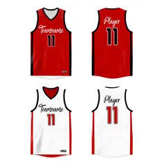 Reversible Mesh Double Side Basketball Jersey
