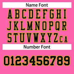 Rose Pink Black-Old Gold Classic Style Football Jersey 4