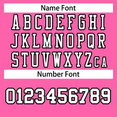 Rose Pink White-Black Classic Football Jersey 4
