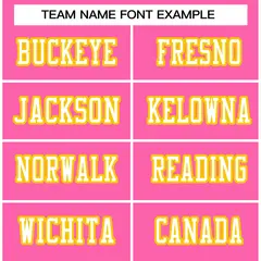 Rose Pink White-Gold Classic Style Authentic Football Jersey 3