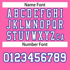 Rose Pink White-Royal Football Jersey 4