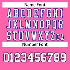Rose Pink White-Royal Football Jersey 4