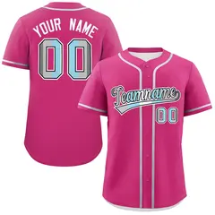 Rose Red Demiboy Pride Month Baseball Jersey 1