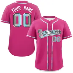 Rose Red Demiboy Pride Month Baseball Jersey