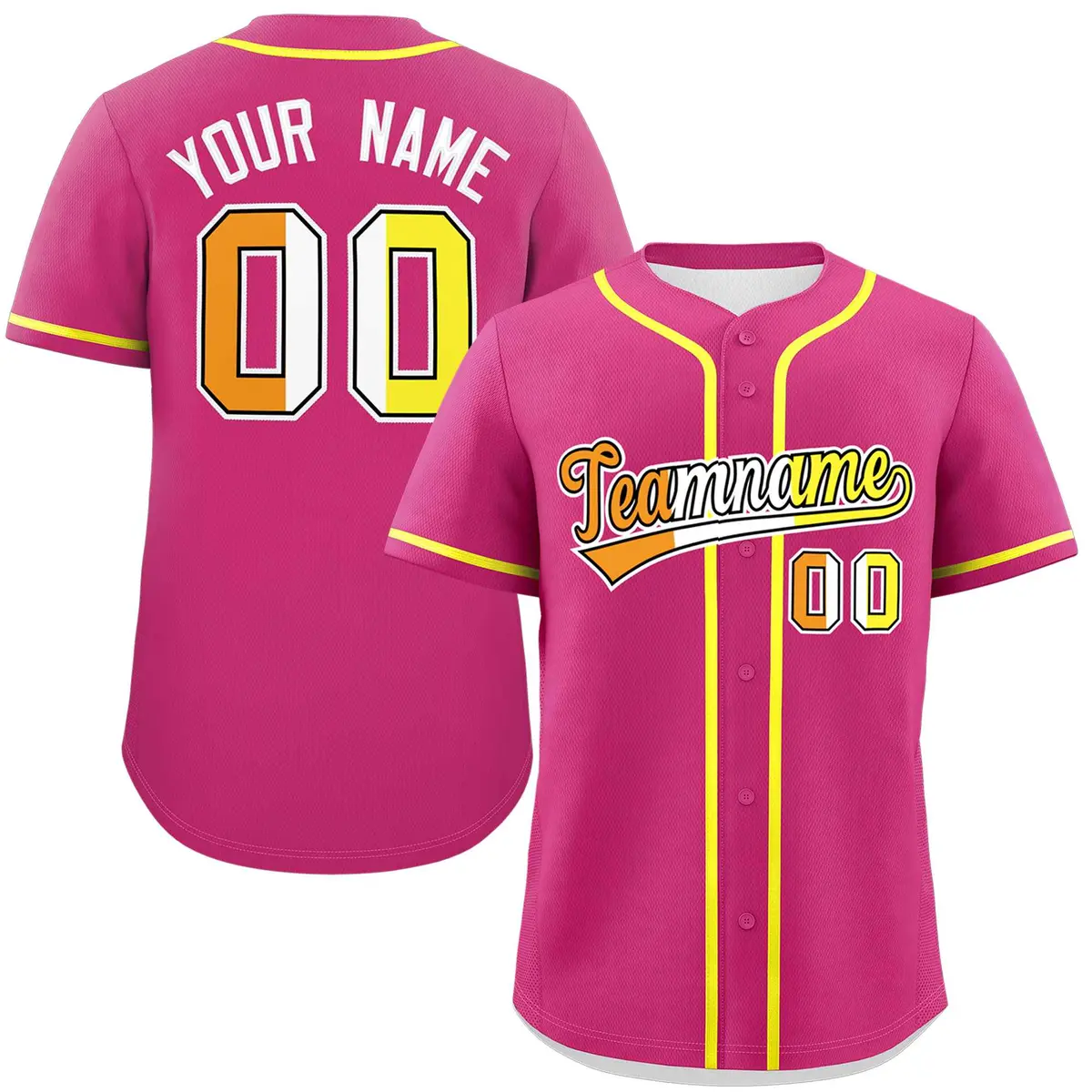 Rose Red Maverique Pride Month Baseball Jersey