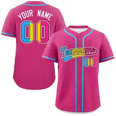 Rose Red Pansexuality Pride Month Baseball Jersey 1