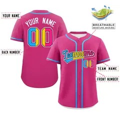 Rose Red Pansexuality Pride Month Baseball Jersey 2