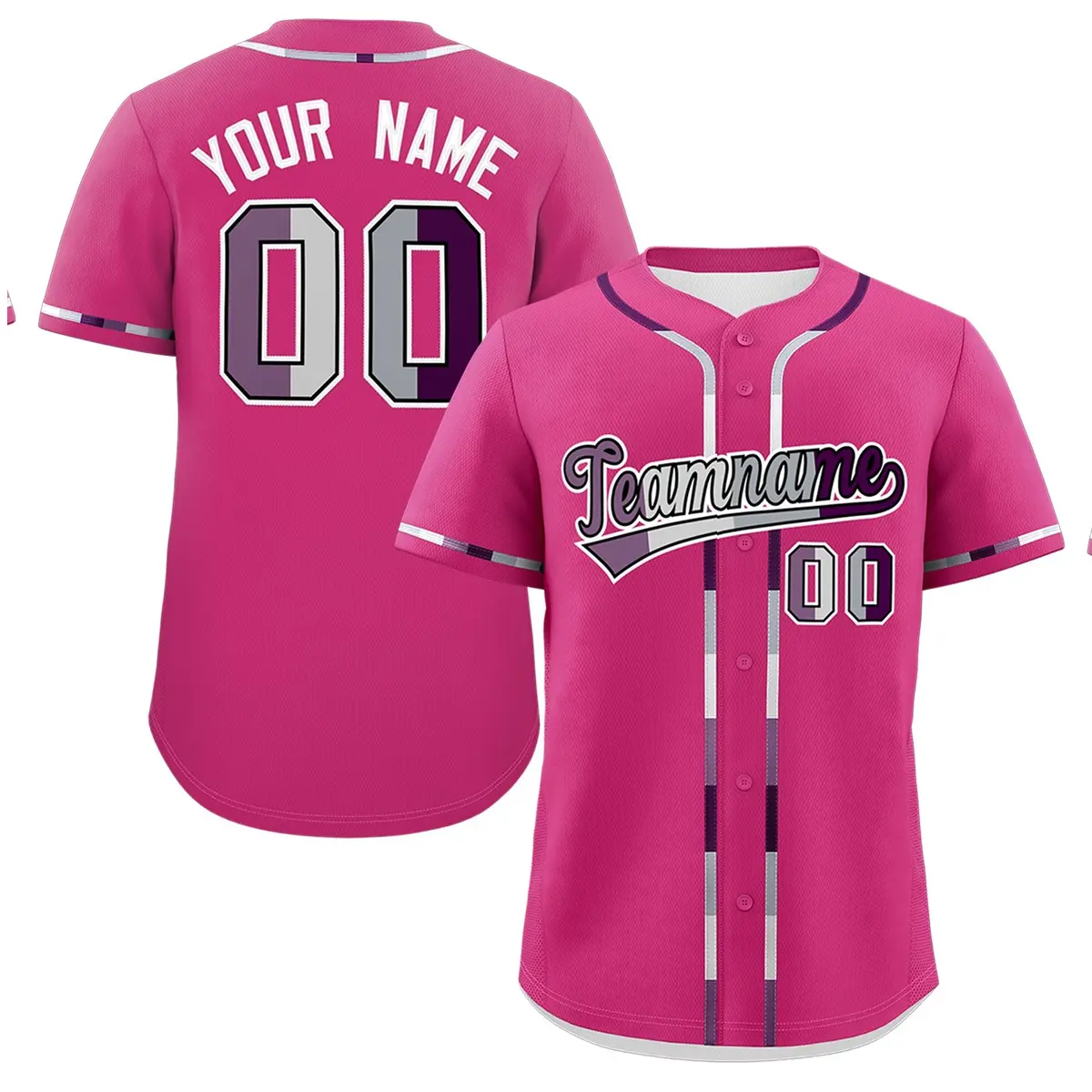 Rose Red Pride Month Classic Baseball Jersey Genderless