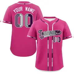 Rose Red Pride Month Classic Baseball Jersey Genderless 1