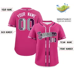 Rose Red Pride Month Classic Baseball Jersey Genderless 2