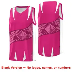 Rose Red White Snake Scale Venomous Fang Graffiti Basketball Jersey 6