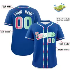 Royal Abrosexual Pride Month Baseball Jersey 2