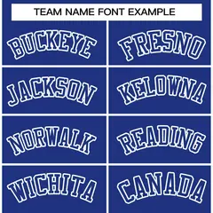 Royal and White Classic Varsity Full-Snap Letterman Jacket 5