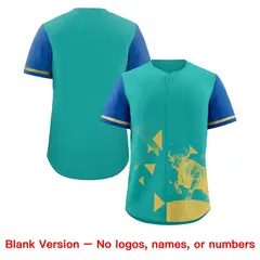 Royal Aqua Raptor Series Raglan Baseball Jersey Urban Style 8