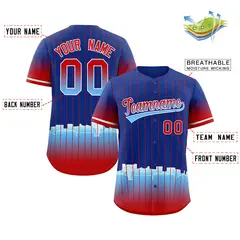 Royal Arlington City Silhouette Baseball Jersey 2