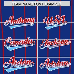 Royal Arlington City Silhouette Baseball Jersey 3